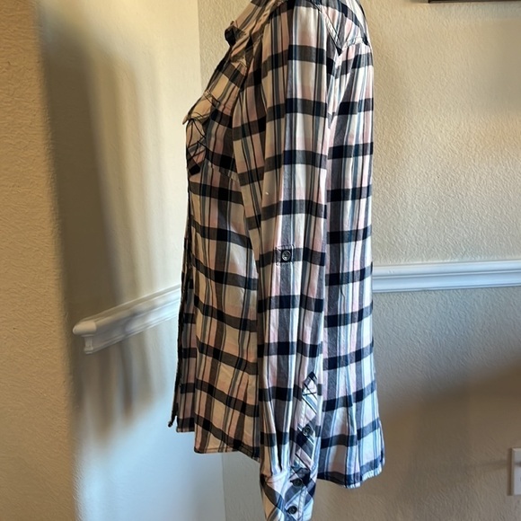 True Religion Long Sleeve Button Down Western Shirt Size L - Picture 3 of 16